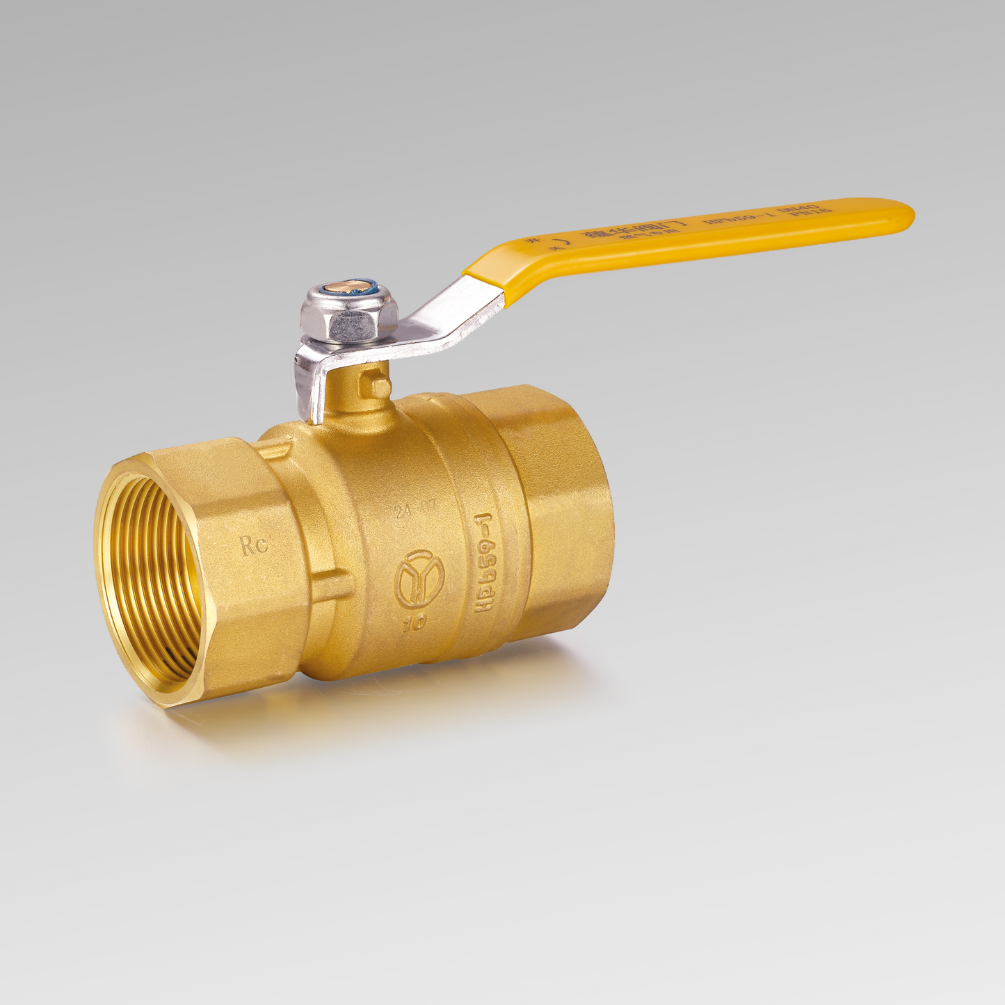 Brass ball valve with long handle (F/F) YH-201