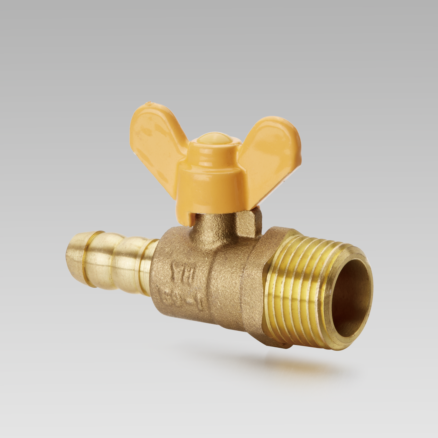 Brass ball valve with butterfly handle (M/hose connector) YH-207