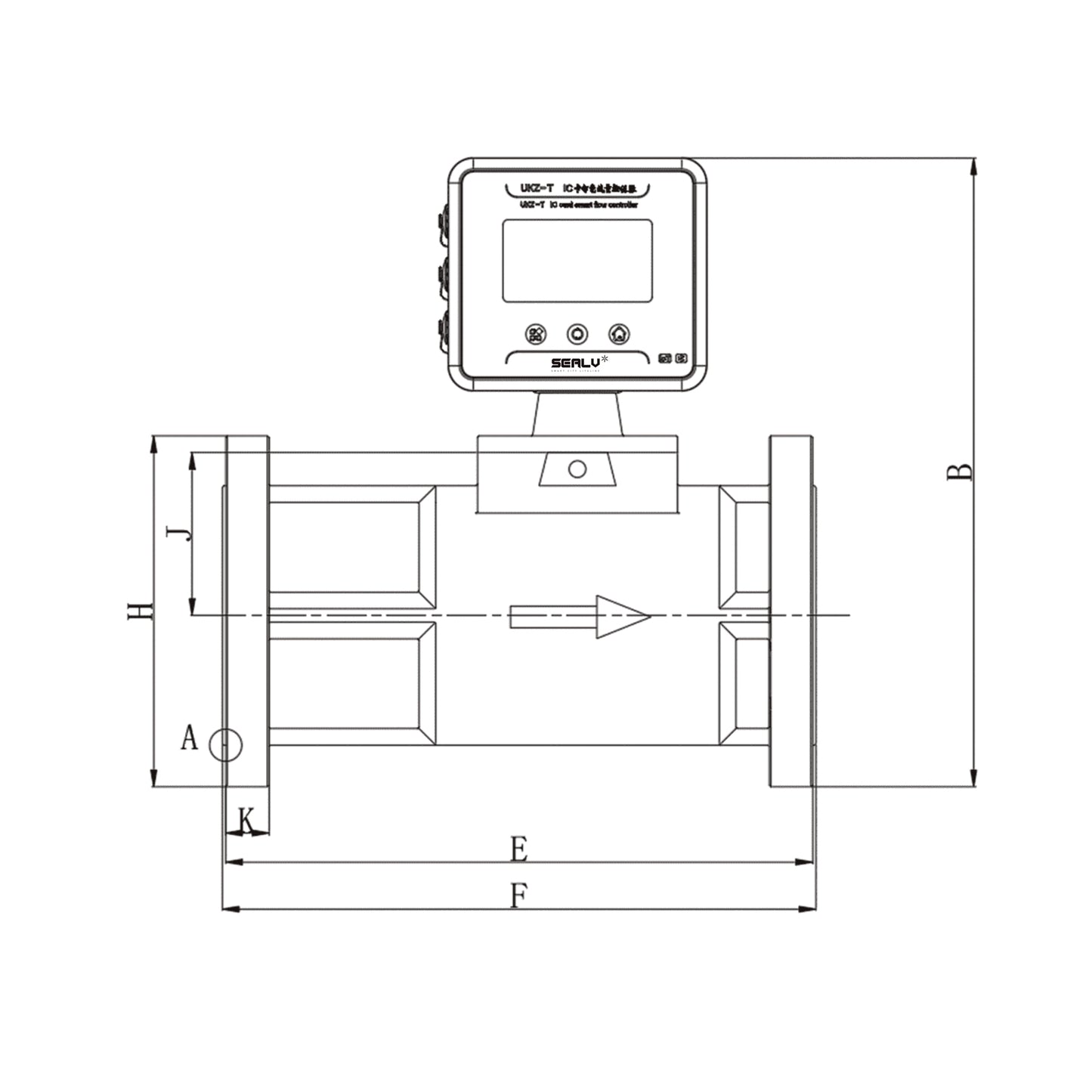 Smart Trade IC Card Flow Meter