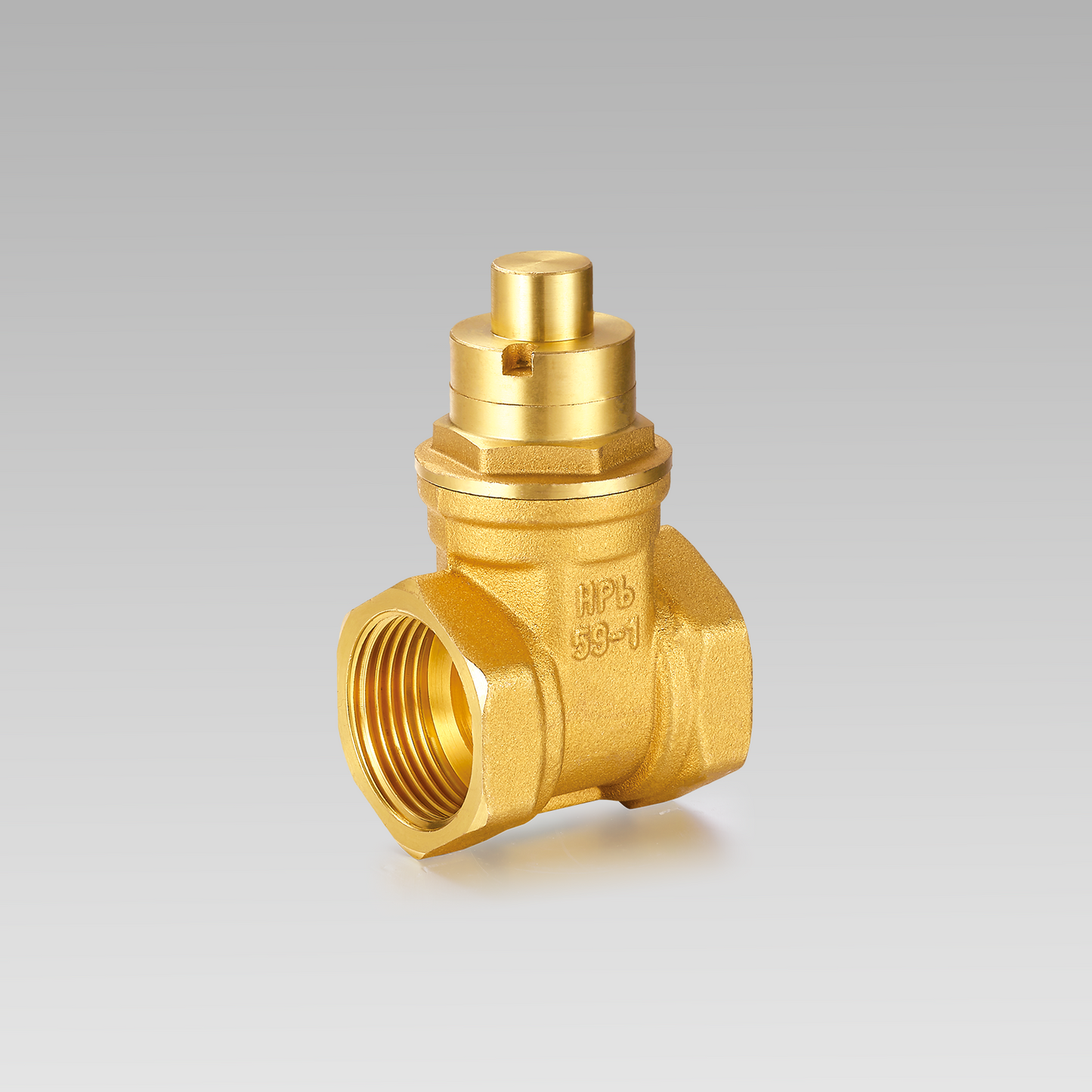 Magnetic lockable brass gate valve YH-101