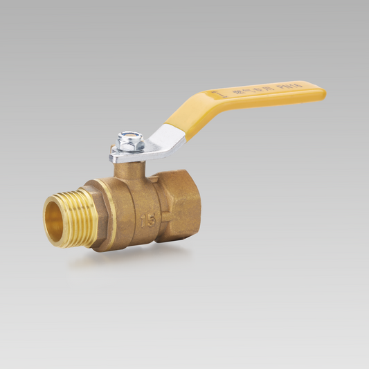 Brass ball valve with long handle (F/M) YH-202